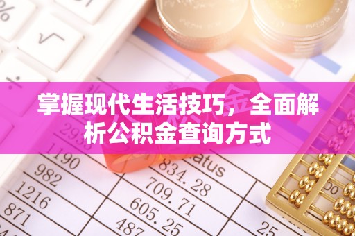 达孜掌握现代生活技巧，全面解析公积金查询方式