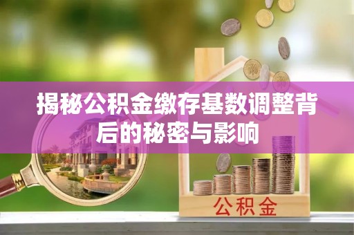 达孜揭秘公积金缴存基数调整背后的秘密与影响