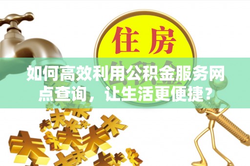 达孜如何高效利用公积金服务网点查询，让生活更便捷？