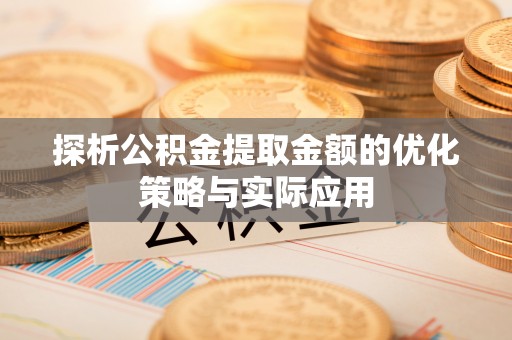 达孜探析公积金提取金额的优化策略与实际应用
