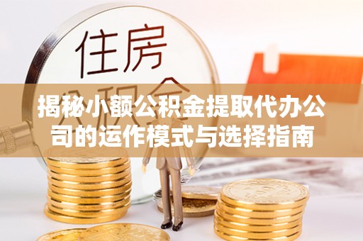 达孜揭秘小额公积金提取代办公司的运作模式与选择指南