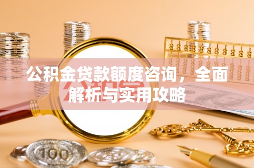 达孜公积金贷款额度咨询，全面解析与实用攻略