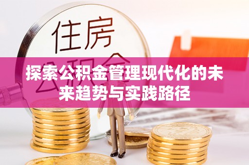 达孜探索公积金管理现代化的未来趋势与实践路径
