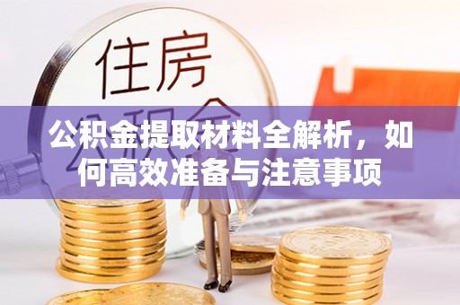 达孜公积金提取材料全解析，如何高效准备与注意事项