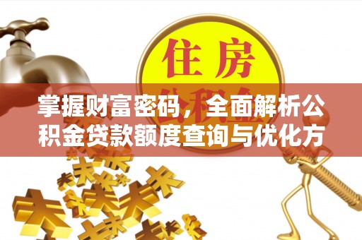 达孜掌握财富密码，全面解析公积金贷款额度查询与优化方案
