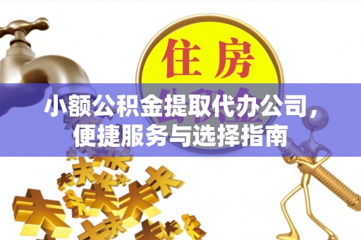 达孜小额公积金提取代办公司，便捷服务与选择指南
