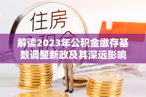 达孜解读2023年公积金缴存基数调整新政及其深远影响