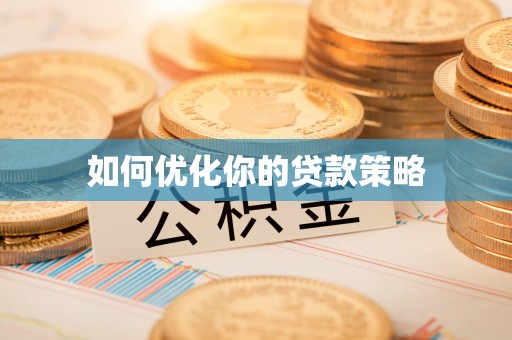 达孜如何优化你的贷款策略
